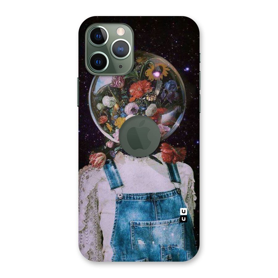 Flower Face Back Case for iPhone 11 Pro Logo  Cut