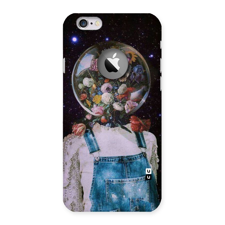 Flower Face Back Case for iPhone 6 Logo Cut