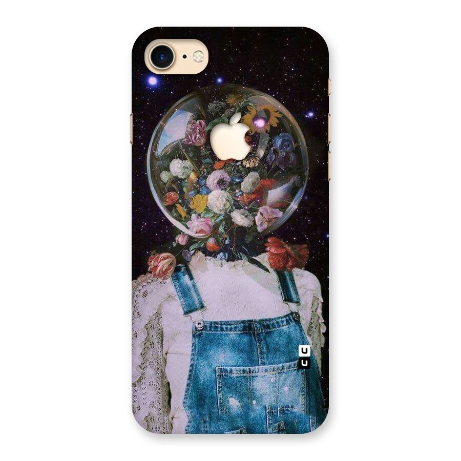 Flower Face Back Case for iPhone 7 Apple Cut