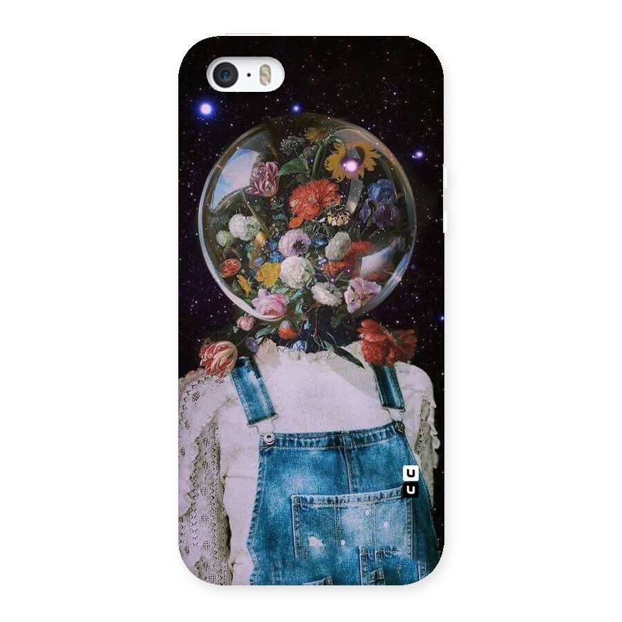 Flower Face Back Case for iPhone SE