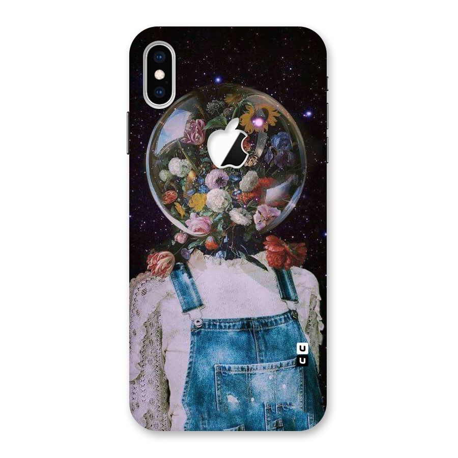 Flower Face Back Case for iPhone XS Max Apple Cut
