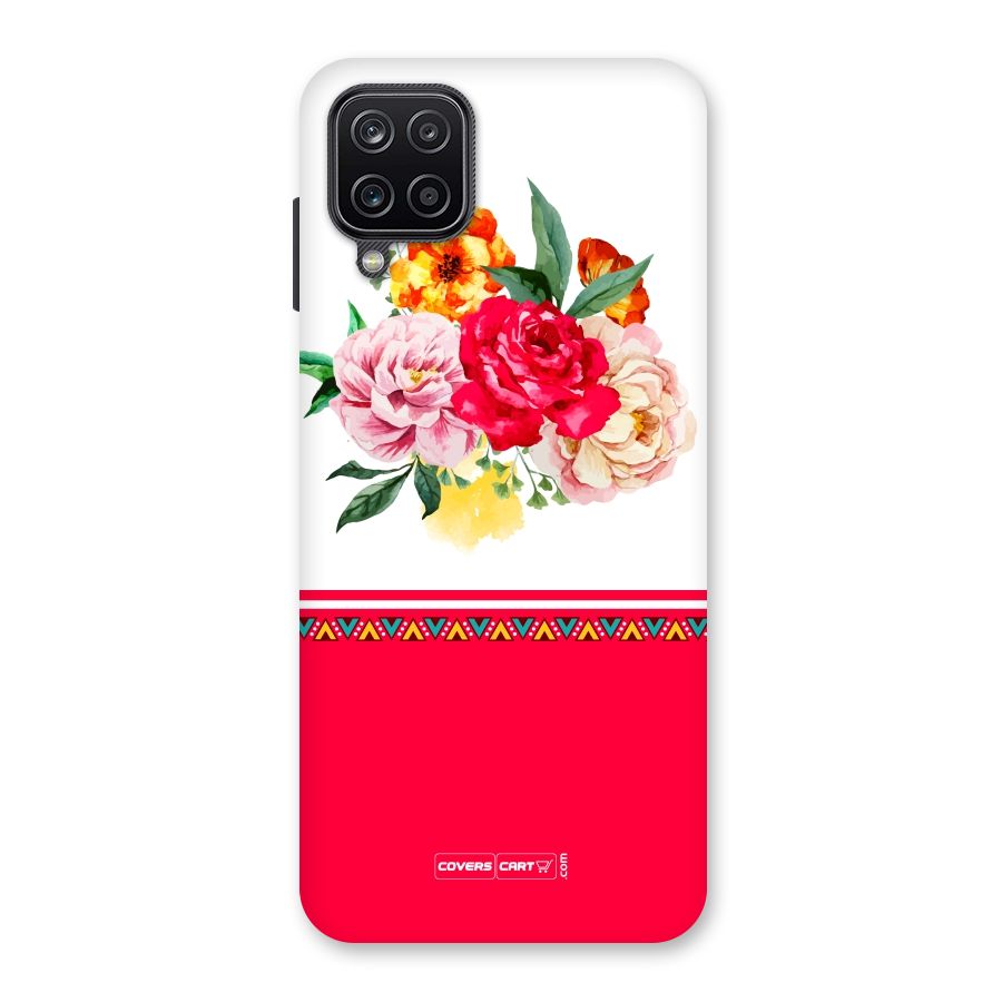 Flower Fusion Back Case for Galaxy A12