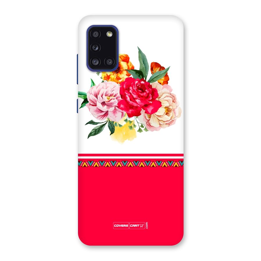 Flower Fusion Back Case for Galaxy A31