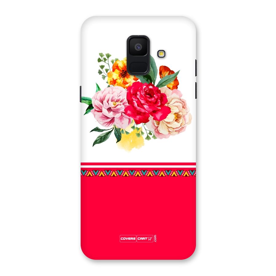 Flower Fusion Back Case for Galaxy A6 (2018)