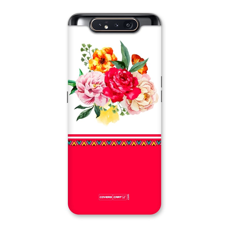 Flower Fusion Back Case for Galaxy A80
