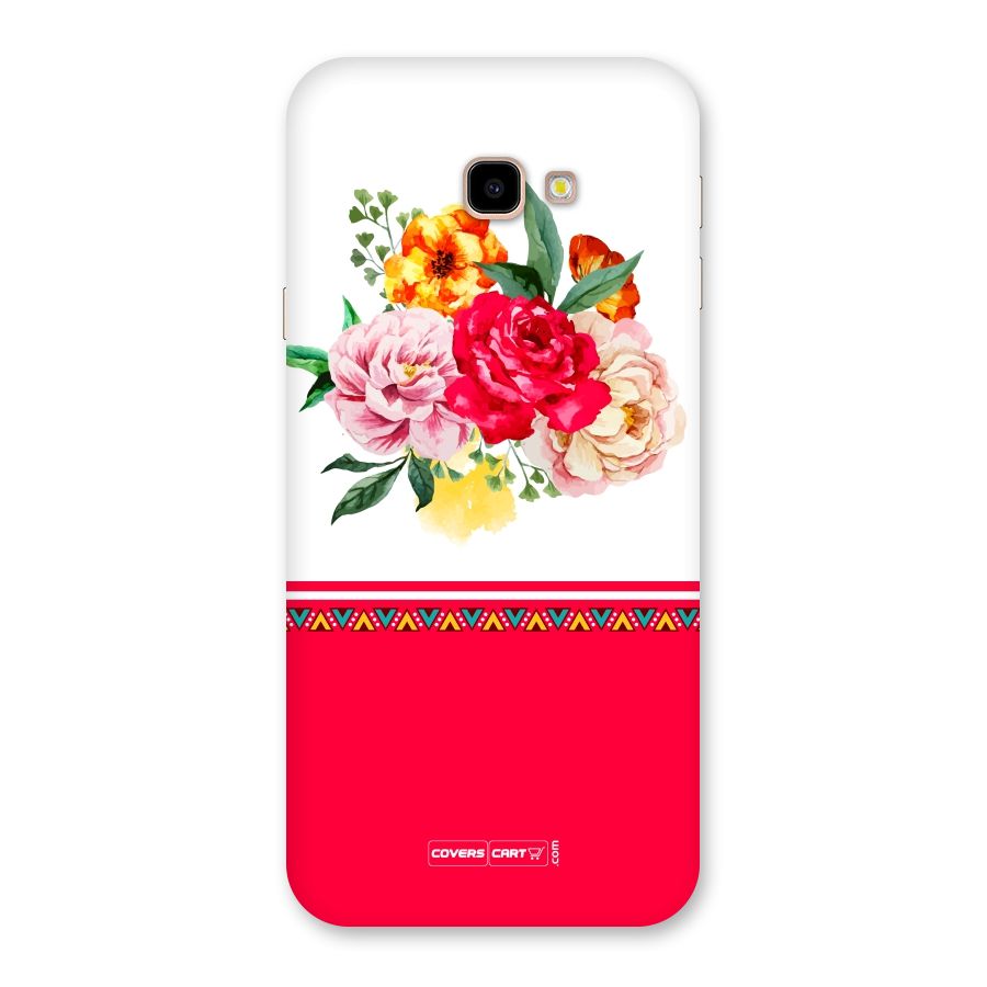 Flower Fusion Back Case for Galaxy J4 Plus
