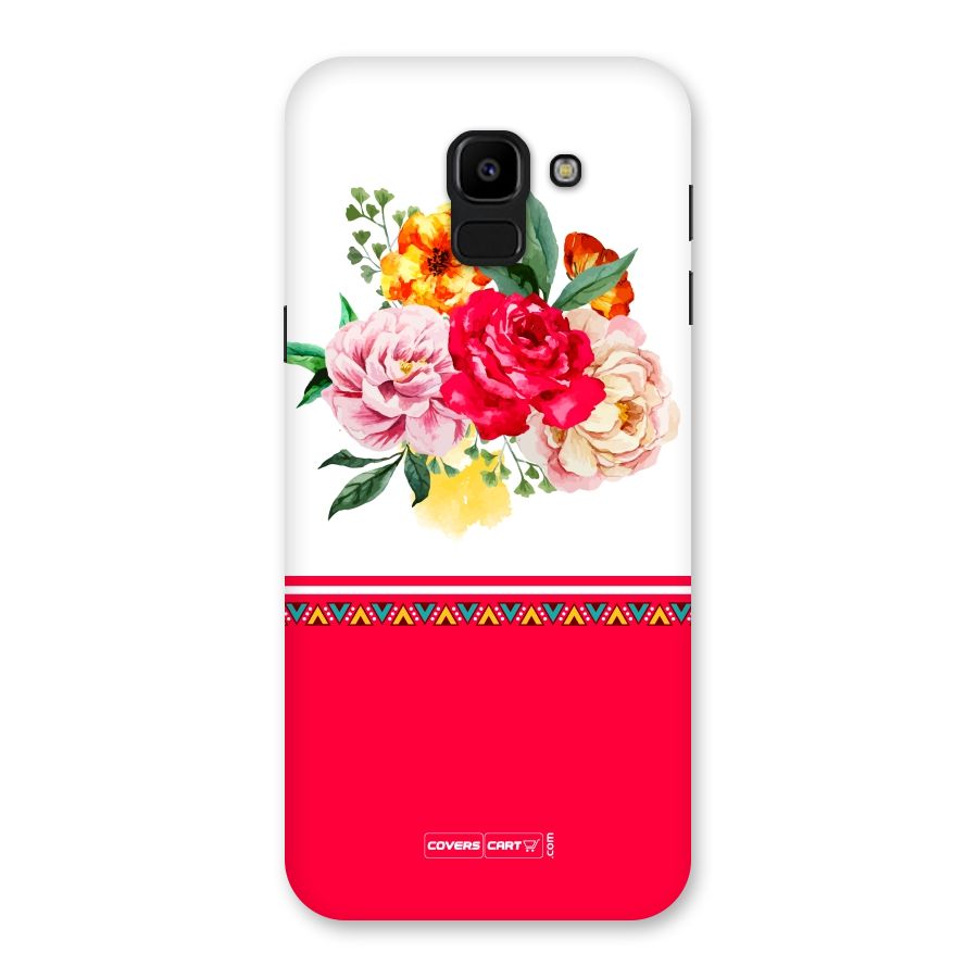 Flower Fusion Back Case for Galaxy J6