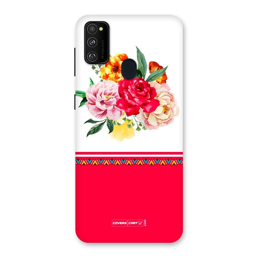 Flower Fusion Back Case for Galaxy M30s