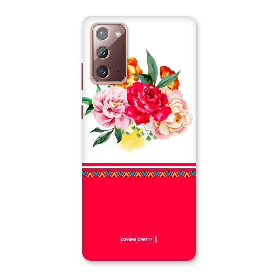 Flower Fusion Back Case for Galaxy Note 20