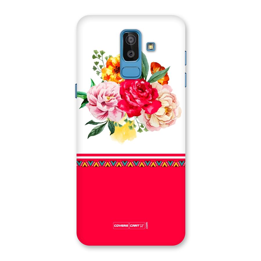 Flower Fusion Back Case for Galaxy On8 (2018)