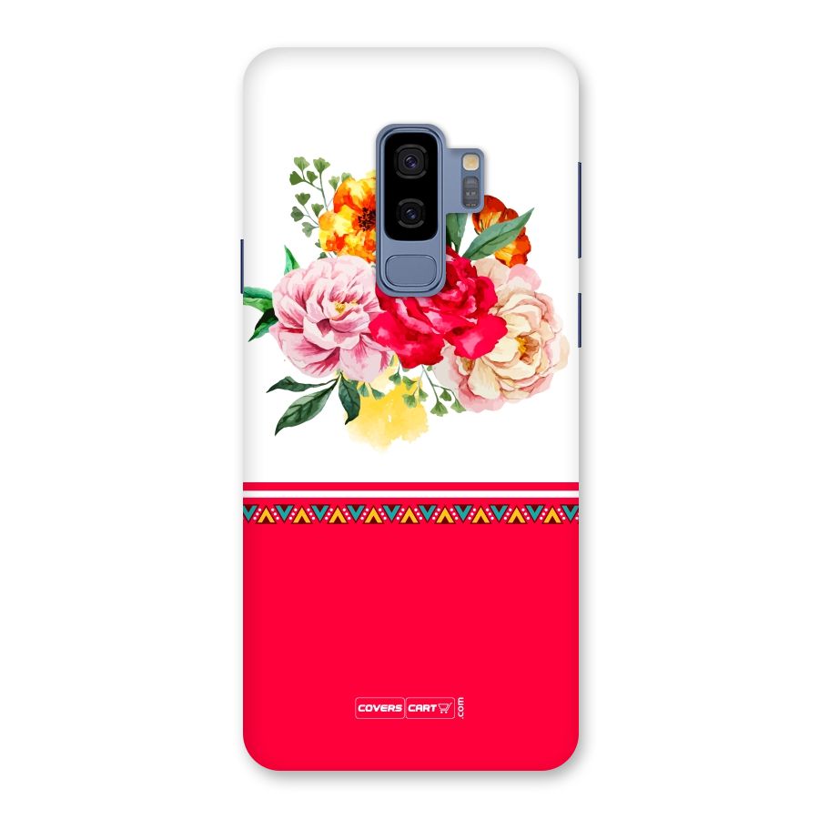 Flower Fusion Back Case for Galaxy S9 Plus
