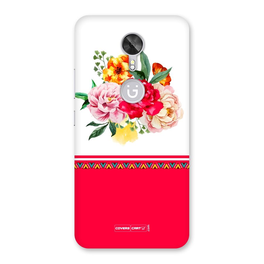 Flower Fusion Back Case for Gionee A1
