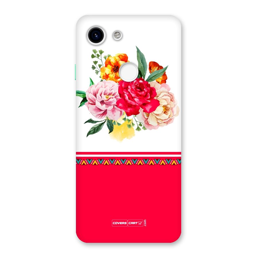 Flower Fusion Back Case for Google Pixel 3