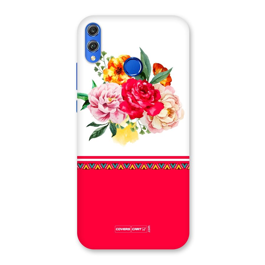 Flower Fusion Back Case for Honor 8X