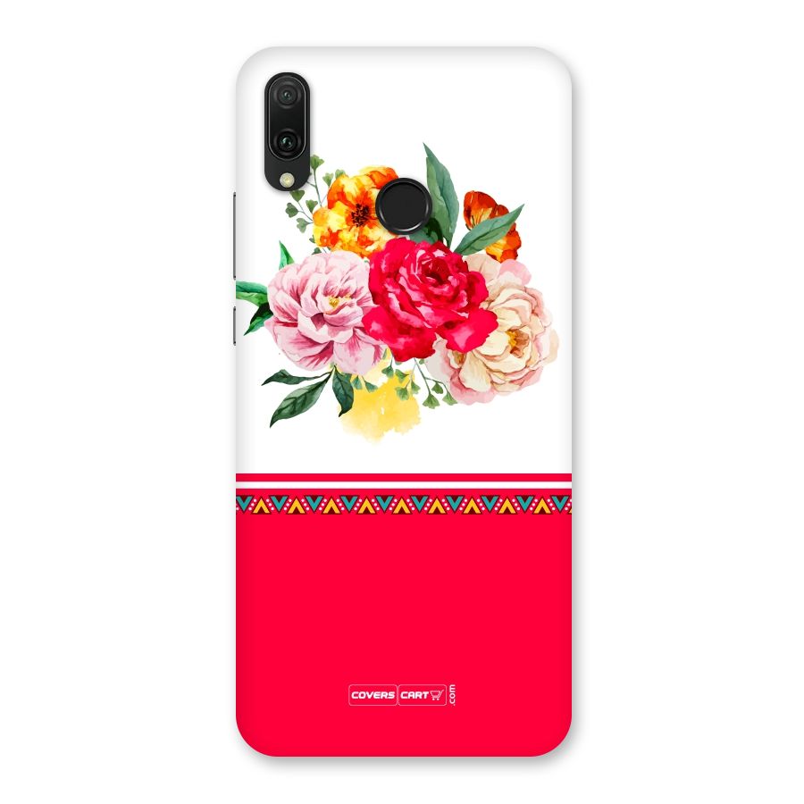 Flower Fusion Back Case for Huawei Y9 (2019)