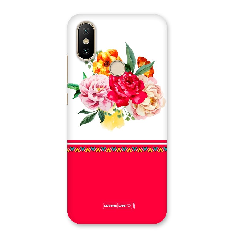 Flower Fusion Back Case for Mi A2