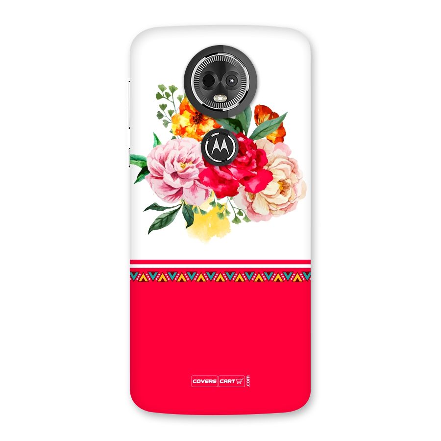 Flower Fusion Back Case for Moto E5 Plus