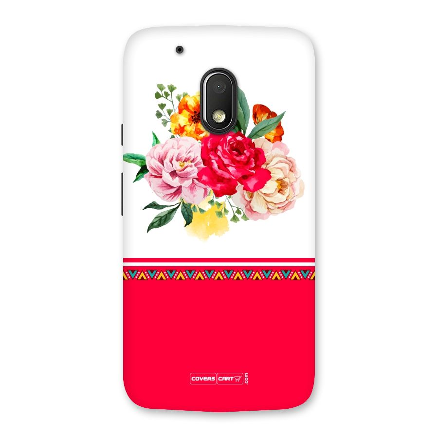 Flower Fusion Back Case for Moto G4 Play