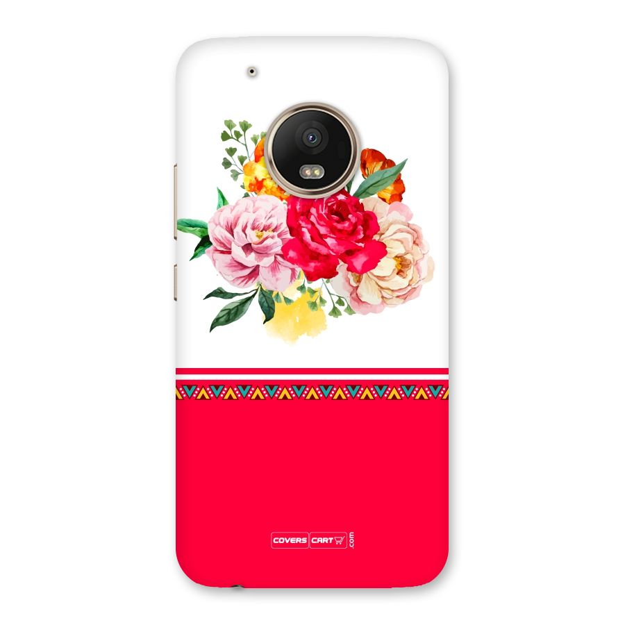 Flower Fusion Back Case for Moto G5 Plus