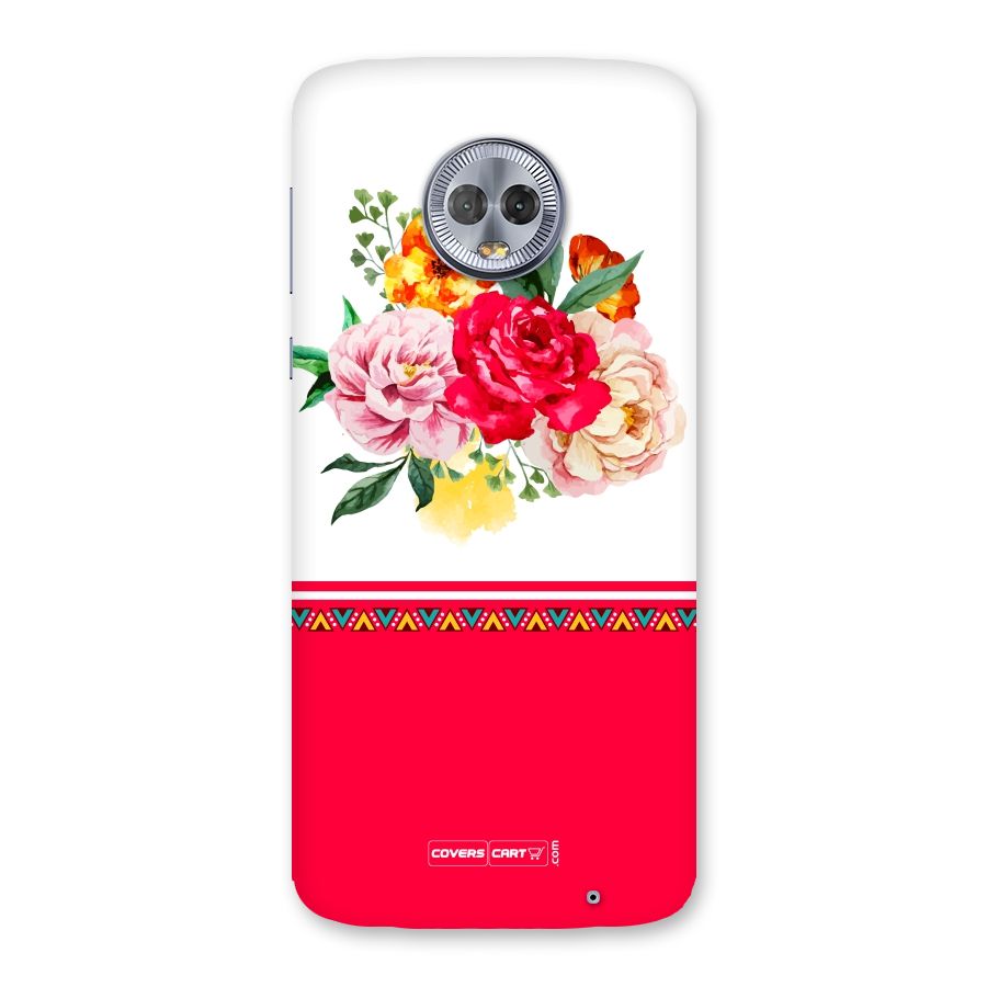 Flower Fusion Back Case for Moto G6 Plus