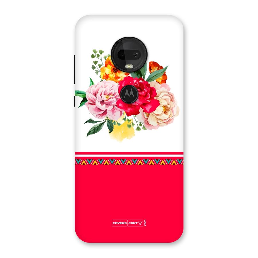 Flower Fusion Back Case for Moto G7