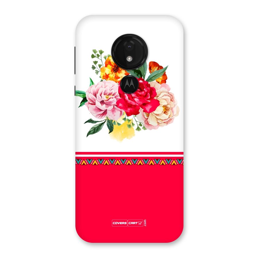 Flower Fusion Back Case for Moto G7 Power