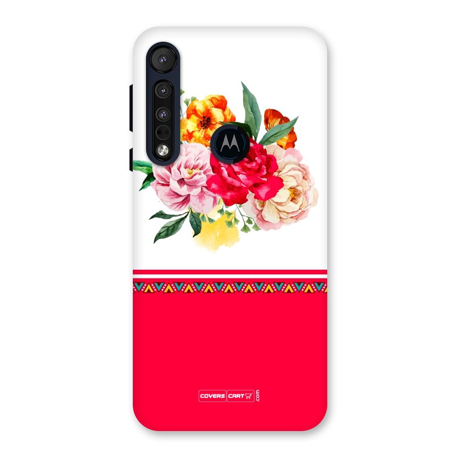 Flower Fusion Back Case for Motorola One Macro