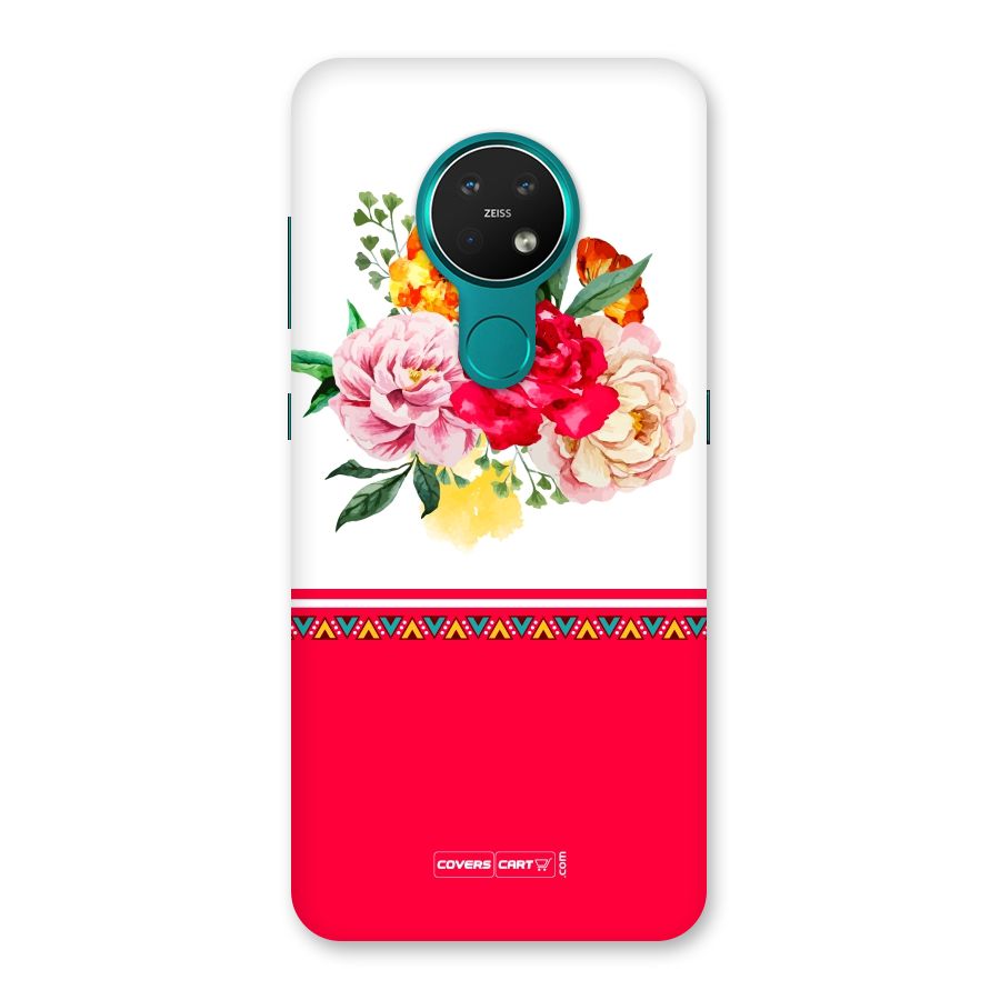 Flower Fusion Back Case for Nokia 7.2