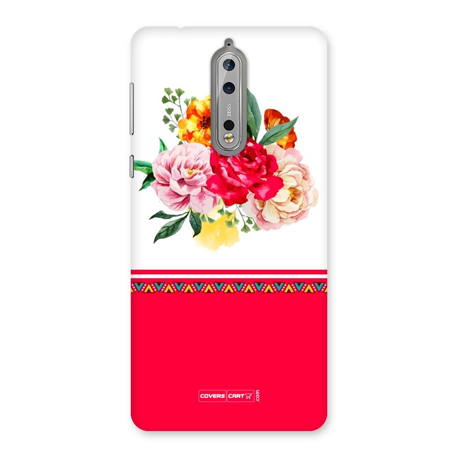 Flower Fusion Back Case for Nokia 8