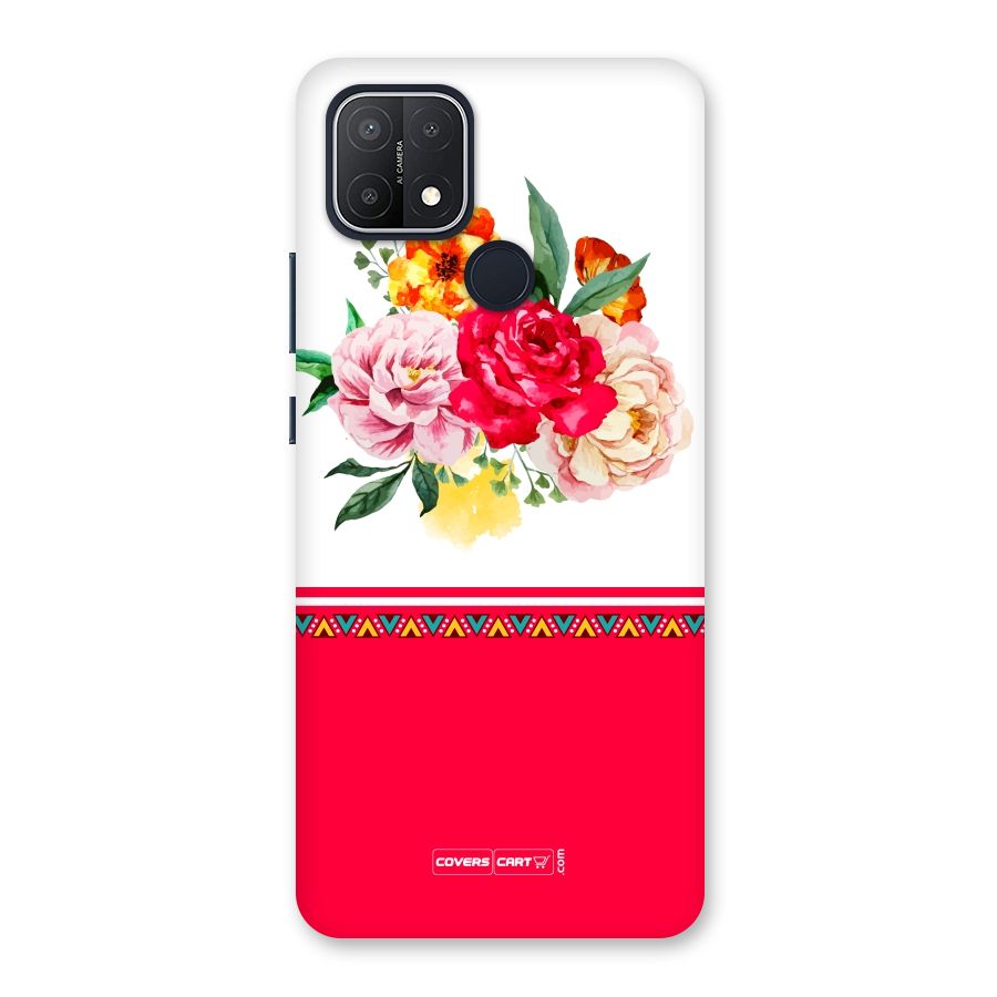 Flower Fusion Back Case for Oppo A15s