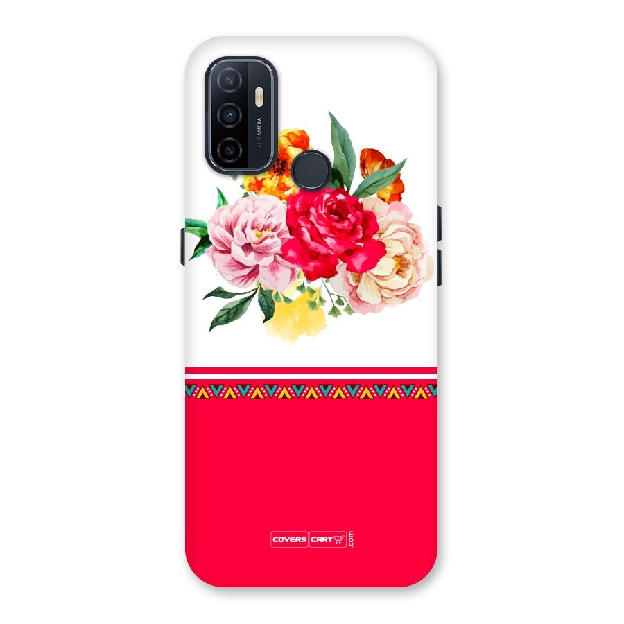 Flower Fusion Back Case for Oppo A32