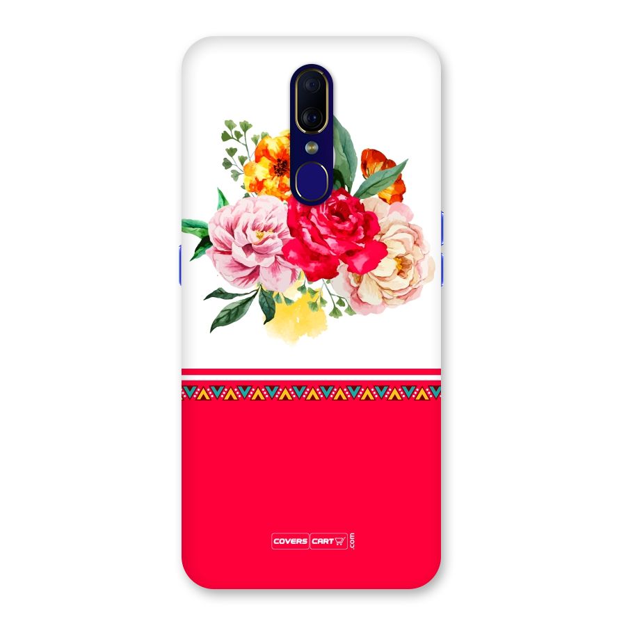 Flower Fusion Back Case for Oppo F11