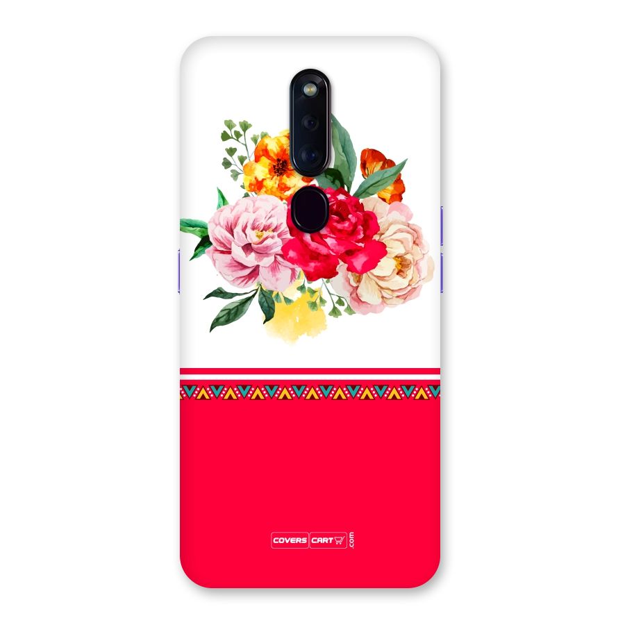 Flower Fusion Back Case for Oppo F11 Pro