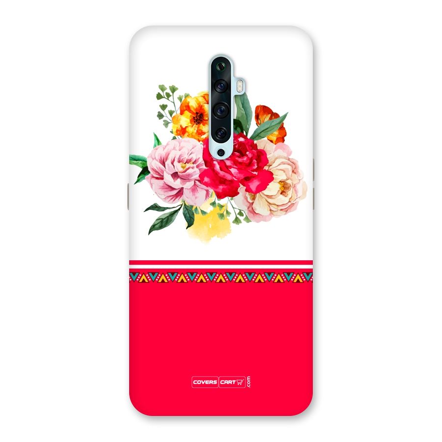 Flower Fusion Back Case for Oppo Reno2 F