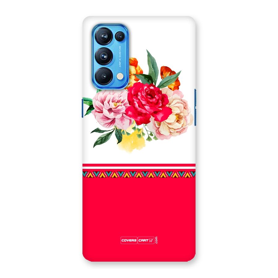 Flower Fusion Back Case for Oppo Reno5 Pro 5G