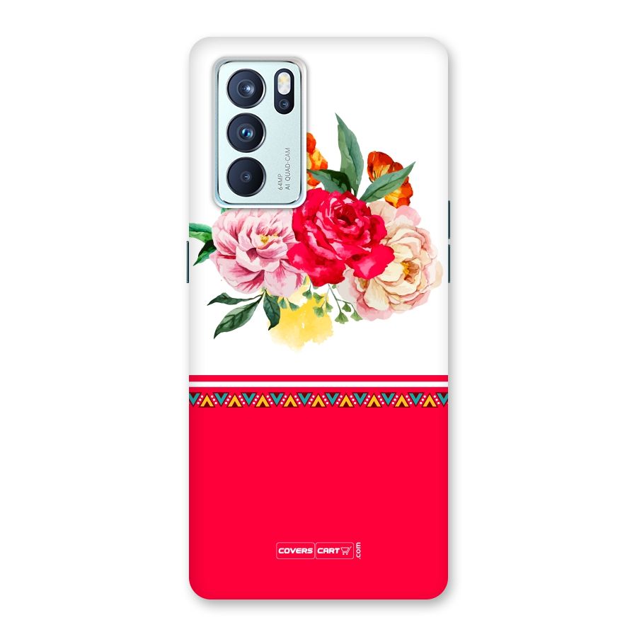 Flower Fusion Back Case for Oppo Reno6 Pro 5G