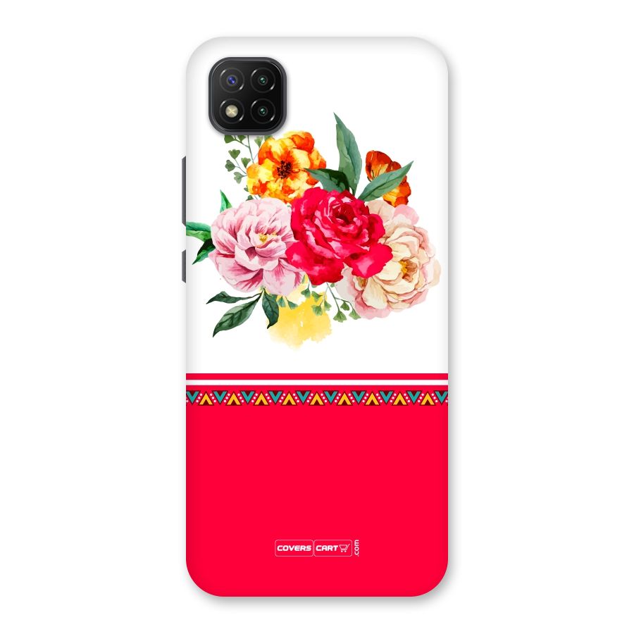 Flower Fusion Back Case for Poco C3