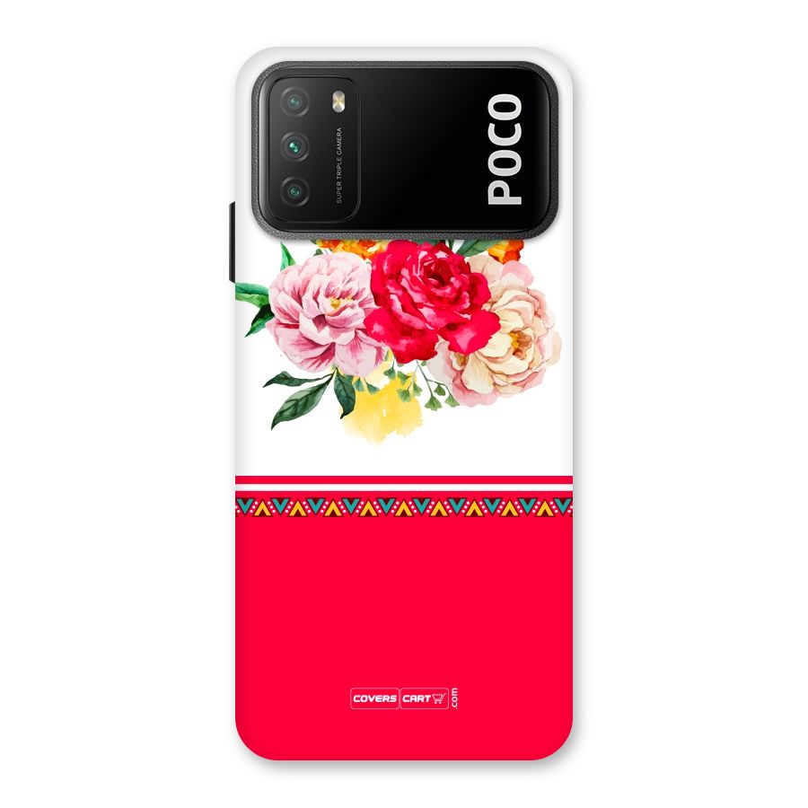 Flower Fusion Back Case for Poco M3