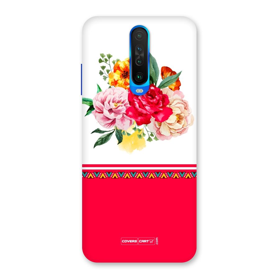 Flower Fusion Back Case for Poco X2