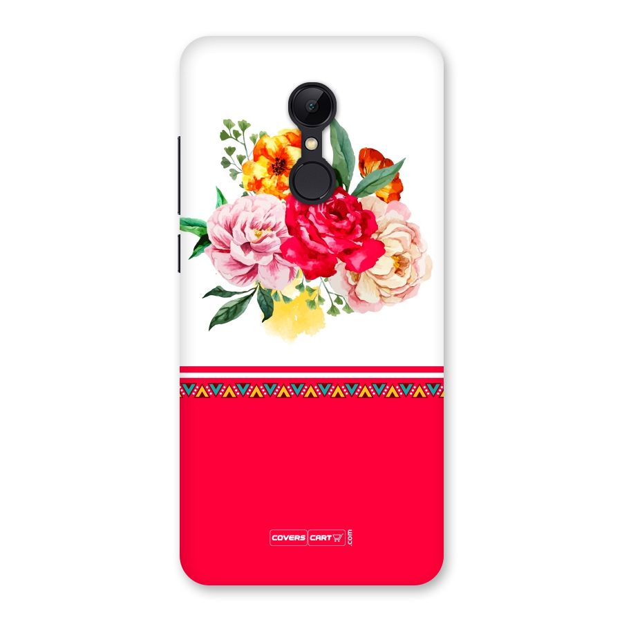 Flower Fusion Back Case for Redmi 5