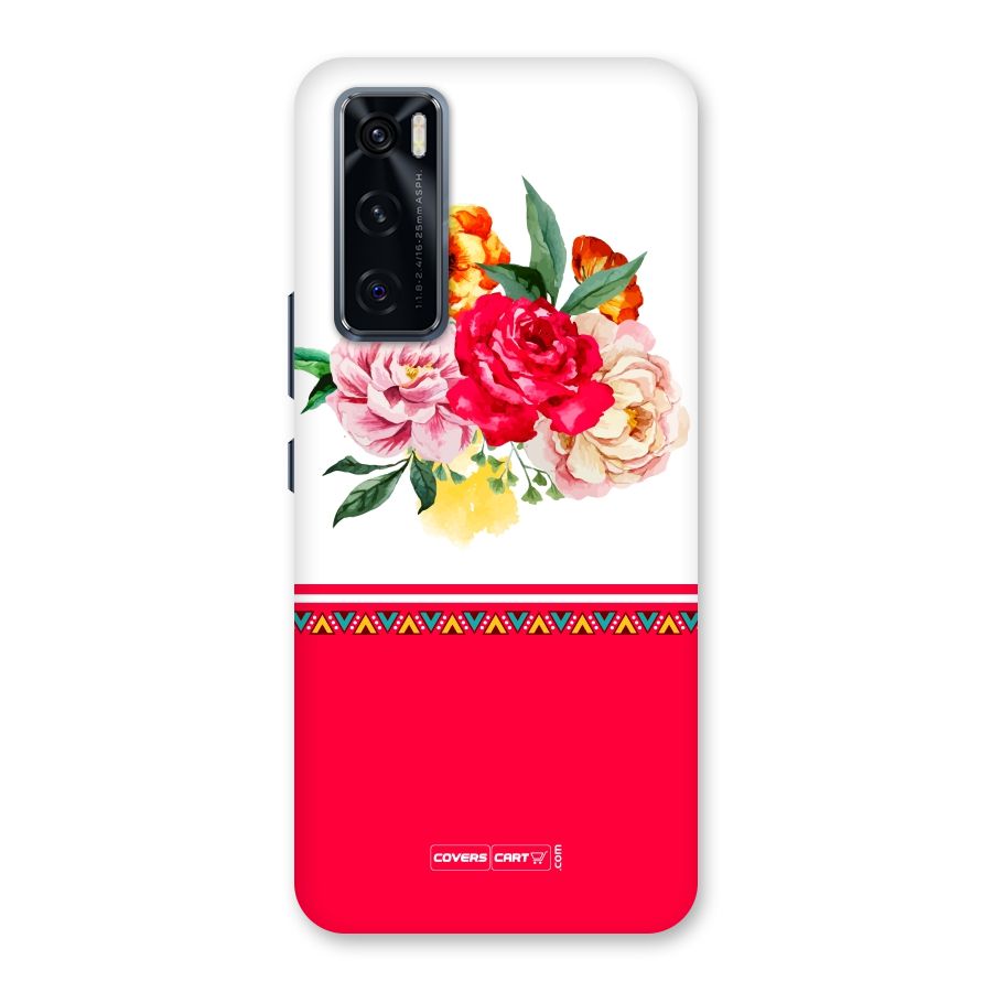 Flower Fusion Back Case for Vivo V20 SE