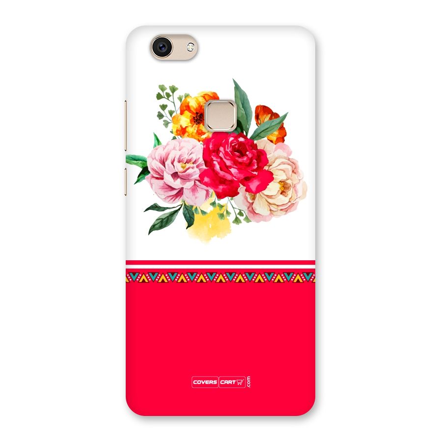 Flower Fusion Back Case for Vivo V7