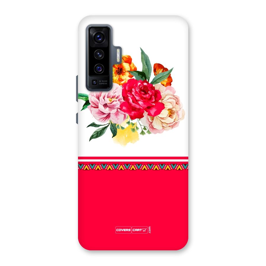 Flower Fusion Back Case for Vivo X50