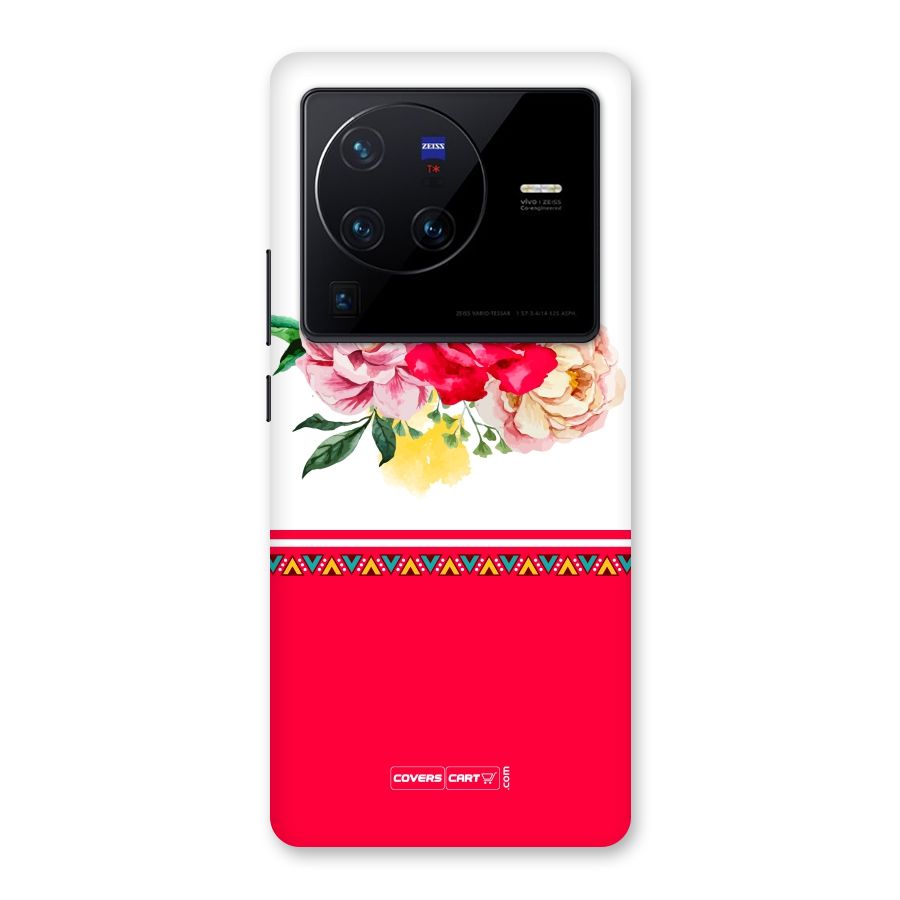 Flower Fusion Back Case for Vivo X80 Pro