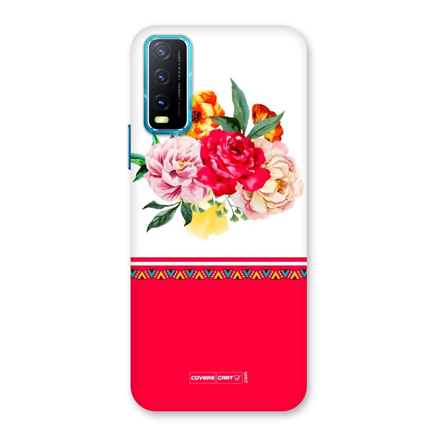 Flower Fusion Back Case for Vivo Y20G