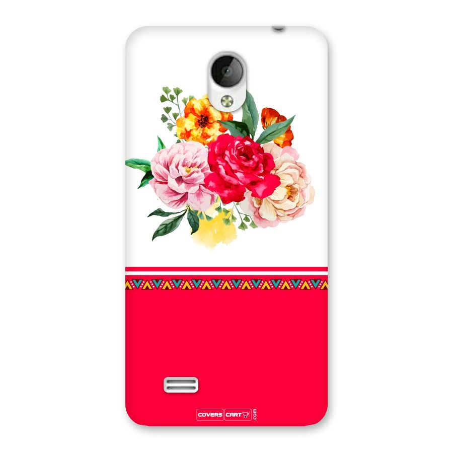 Flower Fusion Back Case for Vivo Y21