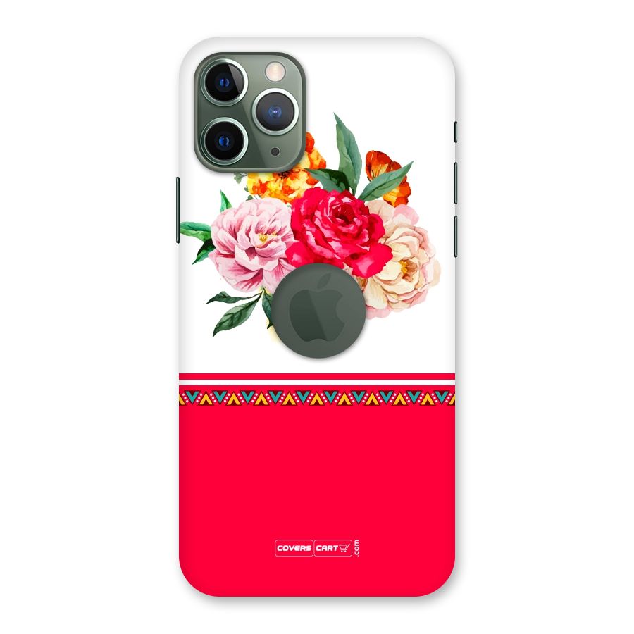 Flower Fusion Back Case for iPhone 11 Pro Logo  Cut