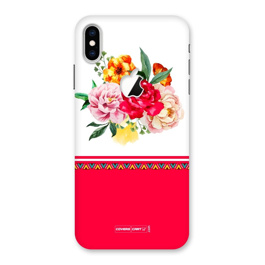 Flower Fusion Back Case for iPhone XS Max Apple Cut