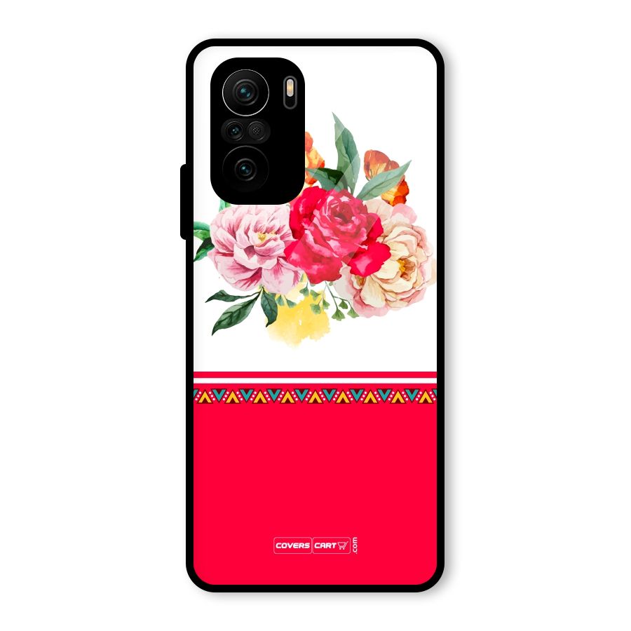 Flower Fusion Glass Back Case for Mi 11x