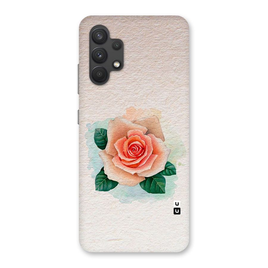 Flower Water Art Back Case for Galaxy A32